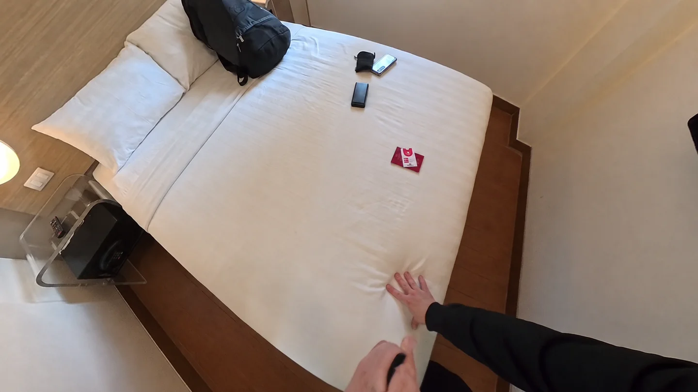 レッドプラネットの客室のベッド